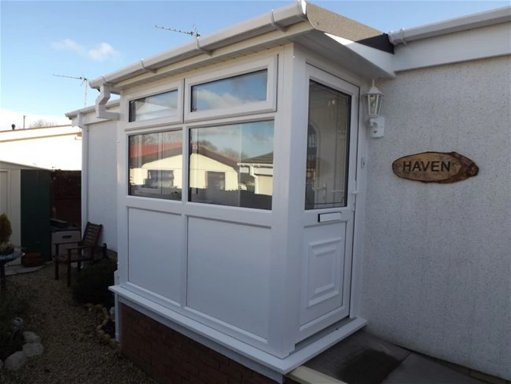 Completed Integral Pvcu Porch Installation