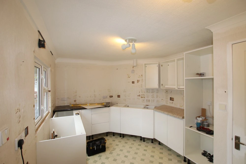 Enlarged Kitchen-Dinner Is Created